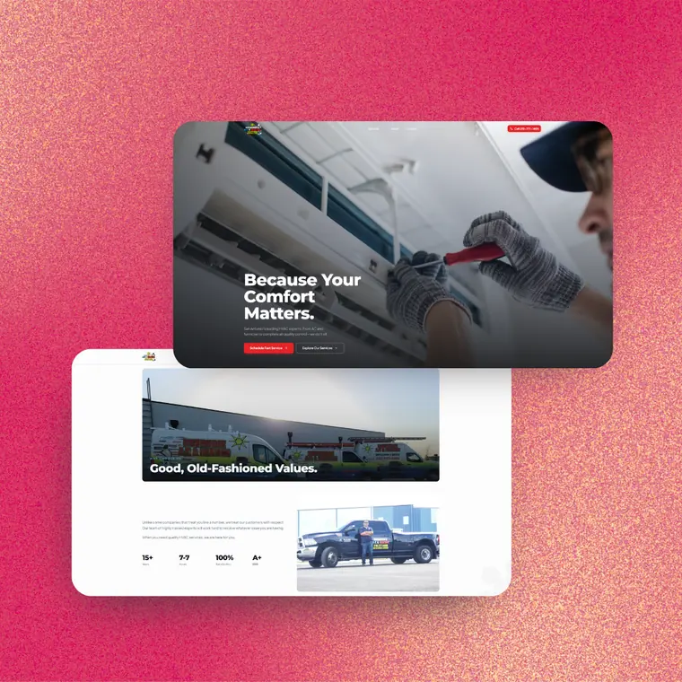 Resendiz HVAC website preview