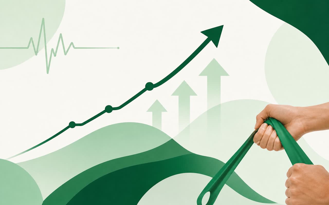 Growth illustration for a physical therapy, boise id success story