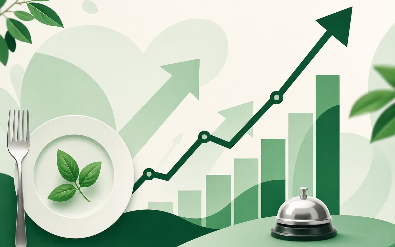 Growth illustration for a italian restaurant, chicago il success story